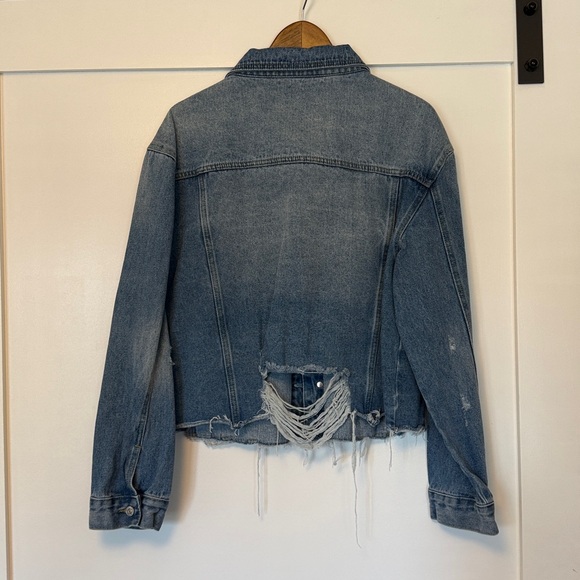 Distressed Denim Jacket - Picture 2 of 3